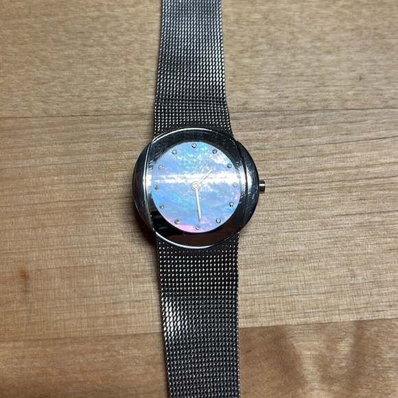 Vintage Skagen Denmark Stainless Steel with Diamond Dial Watch - Picture 3 of 11